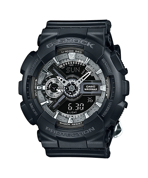 CASIO G-SHOCK นาฬิกาข้อมือ นาฬิกากันน้ำ นาฬิกาของแท้ ประกันศูนย์ CMG 1 ปี รุ่น GMA-S110F-1A นาฬิกาสีดำ