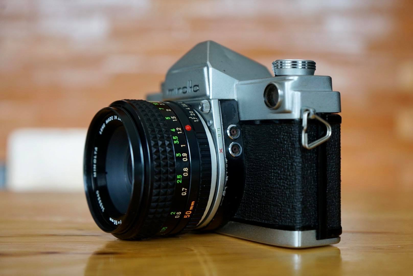 MINOLTA SR-7 MINOLTA MC ROKKOR-PF 50MM.F1.7 MD MOUNT