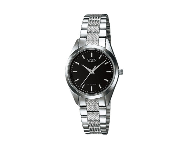 CASIO นาฬิกาคาสิโอ นาฬิกาข้อมือ นาฬิกากันน้ำ นาฬิกาของแท้ ประกันศูนย์ CMG 1 ปี รุ่น LTP-1274D-1A นาฬิกาสีเงิน