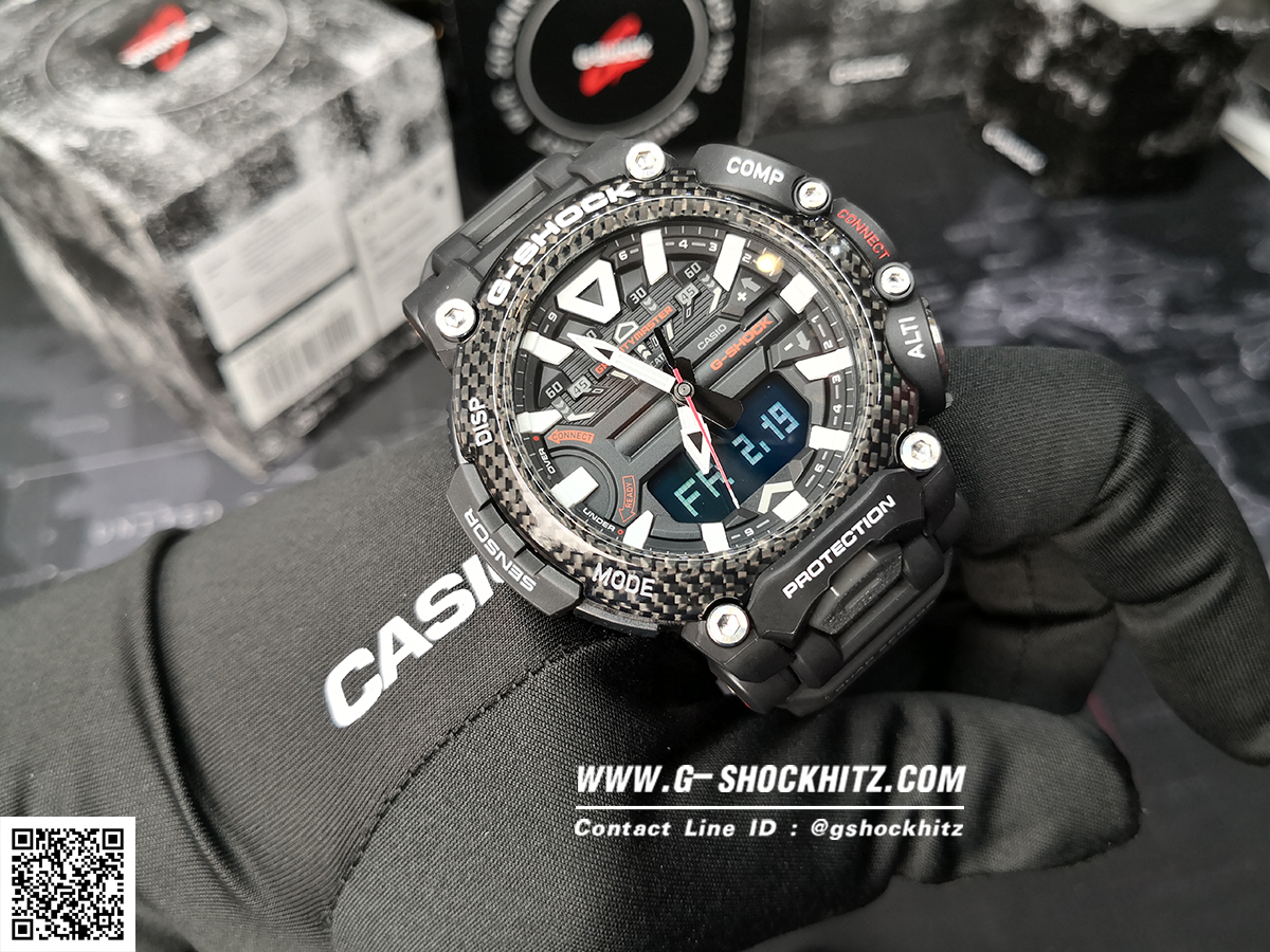 CASIO G-SHOCK นาฬิกาข้อมือ นาฬิกากันน้ำ นาฬิกาของแท้ ประกันศูนย์ CMG 1 ปี รุ่น GR-B200-1A นาฬิกาสีดำ