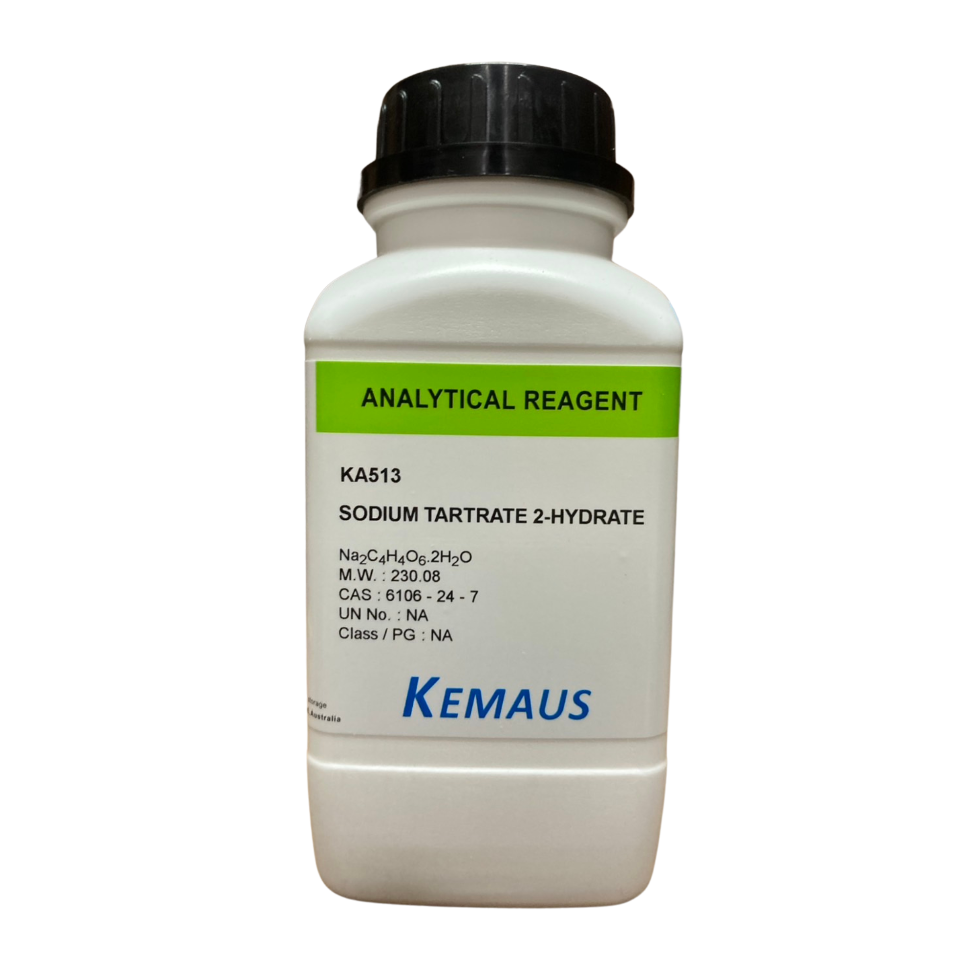 Sodium Tartrate, AR 500 g. KemAus™