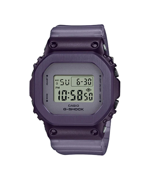 CASIO G-SHOCK นาฬิกาข้อมือ นาฬิกากันน้ำ นาฬิกาของแท้ ประกันศูนย์ CMG 1 ปี รุ่น GM-S5600MF-6 นาฬิกาสีม่วง