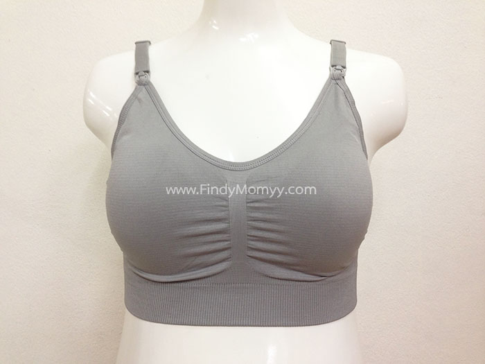 เสื้อในให้นม รุ่นสปอร์ต ผ้านิ่ม ยืดหยุ่นเยี่ยม สีเทา มี3ไซส์ M, L, XL
