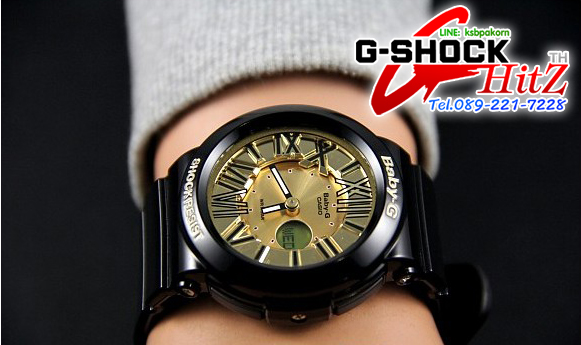 CASIO BABY-G นาฬิกาข้อมือ นาฬิกากันน้ำ นาฬิกาของแท้ ประกันศูนย์ CMG 1 ปี รุ่น BGA-160-1B นาฬิกาสีดำ