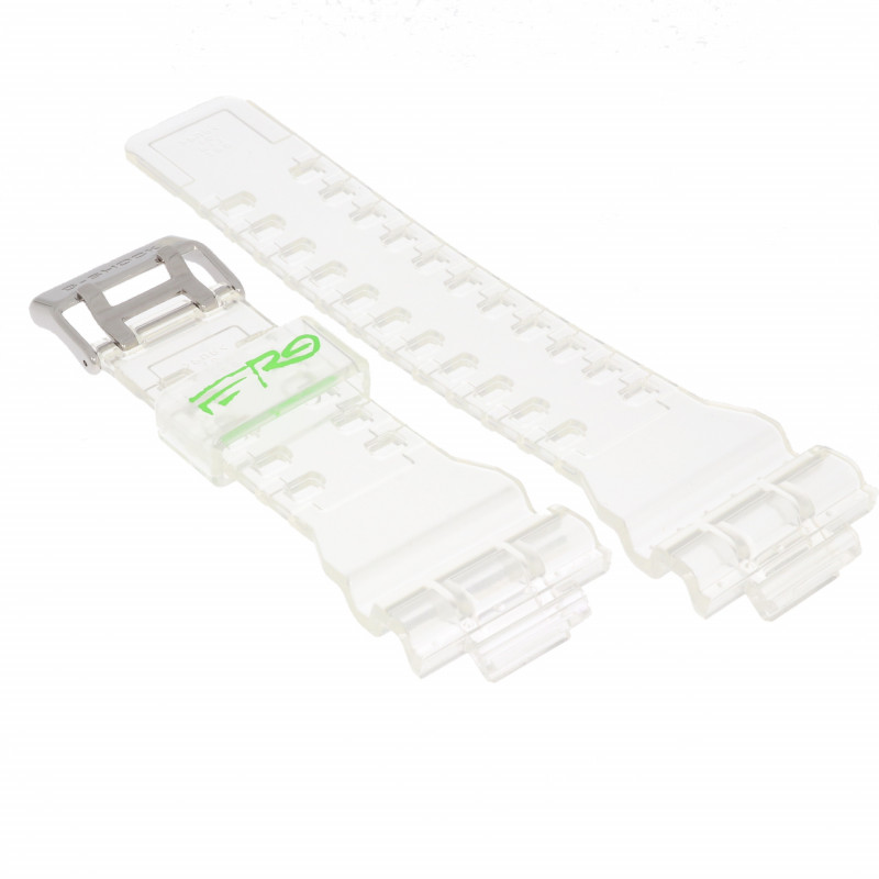 CASIO GENUINE FACTORY CASIO REPLACEMENT อะไหล่นาฬิกา G-SHOCK รุ่น GA-110FRG-7A กรอบสายสีใส