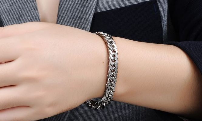 สร้อยข้อมือผู้ชาย สร้อยข้อมือ สแตนเลส แท้ 316 L ดีไซน์ แบบฉบับเดิม ยอดนิยม รุ่นคลาสสิค ลายโซ่ ขนาดหนา บาง กลาง หลายระดับ 266695