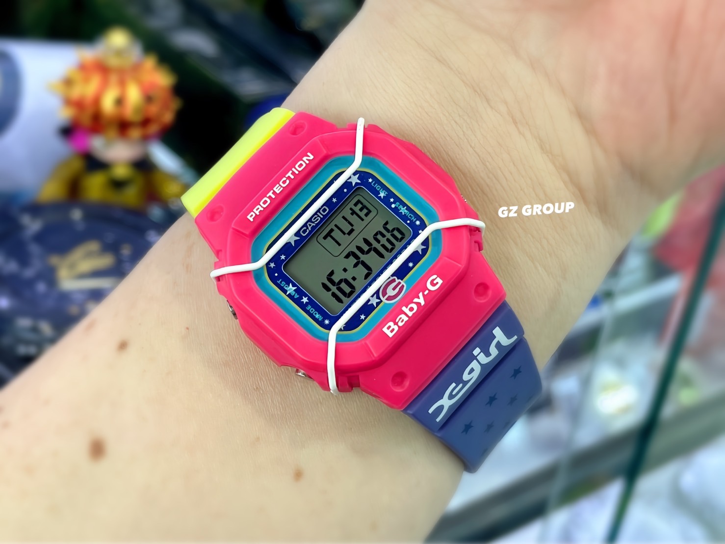 CASIO BABY-G นาฬิกาข้อมือ นาฬิกากันน้ำ นาฬิกาของแท้ ประกันศูนย์ CMG 1 ปี รุ่น BGD-500XG-4JR นาฬิกาสีชมพู