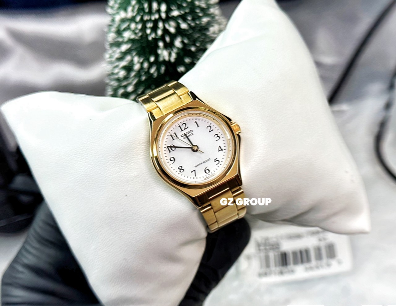 CASIO MID YEAR SALE นาฬิกาคาสิโอ พร้อมส่ง นาฬิกาข้อมือ นาฬิกากันน้ำ นาฬิกาของแท้ BTS ประกันศูนย์ CMG 1 ปี รุ่น LTP-1130N-7B นาฬิกาสีทอง