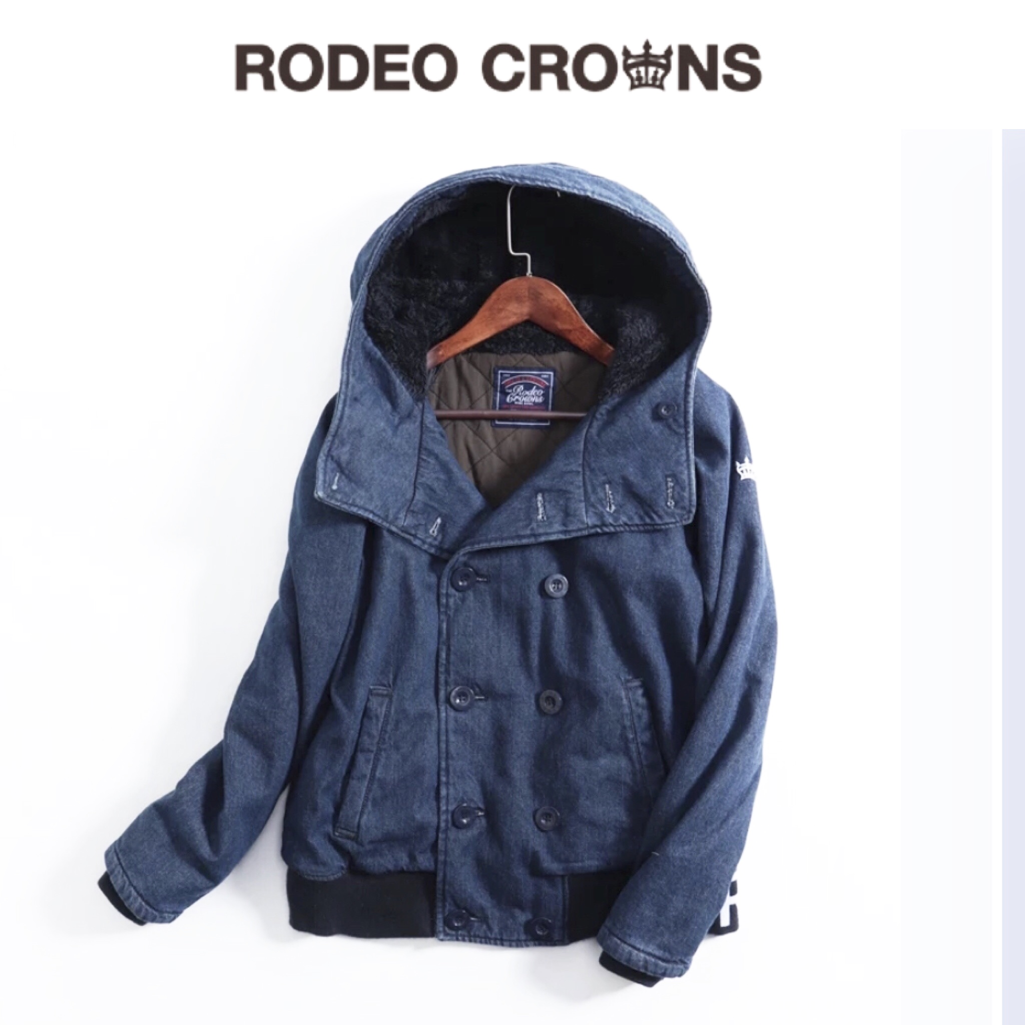 Rodeo crowns แจ็กเก็ตยีนส์ เสื้อยีนส์ กันหนาวยีนส์ แจ็คเก็ต แบรนด์ ญี่ปุ่น REDEO CROWNS งานสวย แนวมากๆคะ Size S/M/L ยีนส์