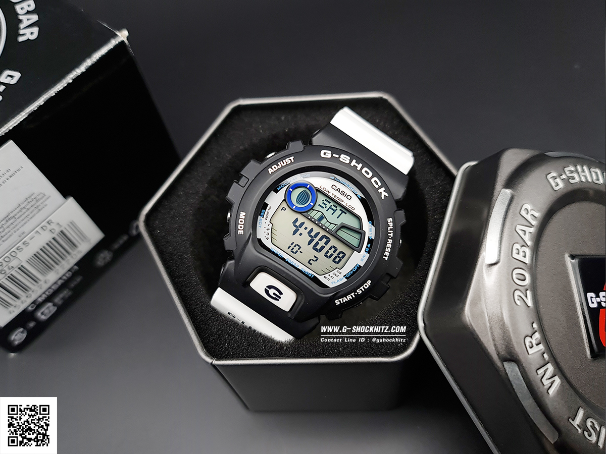 CASIO G-SHOCK นาฬิกาข้อมือ นาฬิกากันน้ำ นาฬิกาของแท้ ประกันศูนย์ CMG 1 ปี รุ่น GLX-6900SS-1 นาฬิกาสีดำ