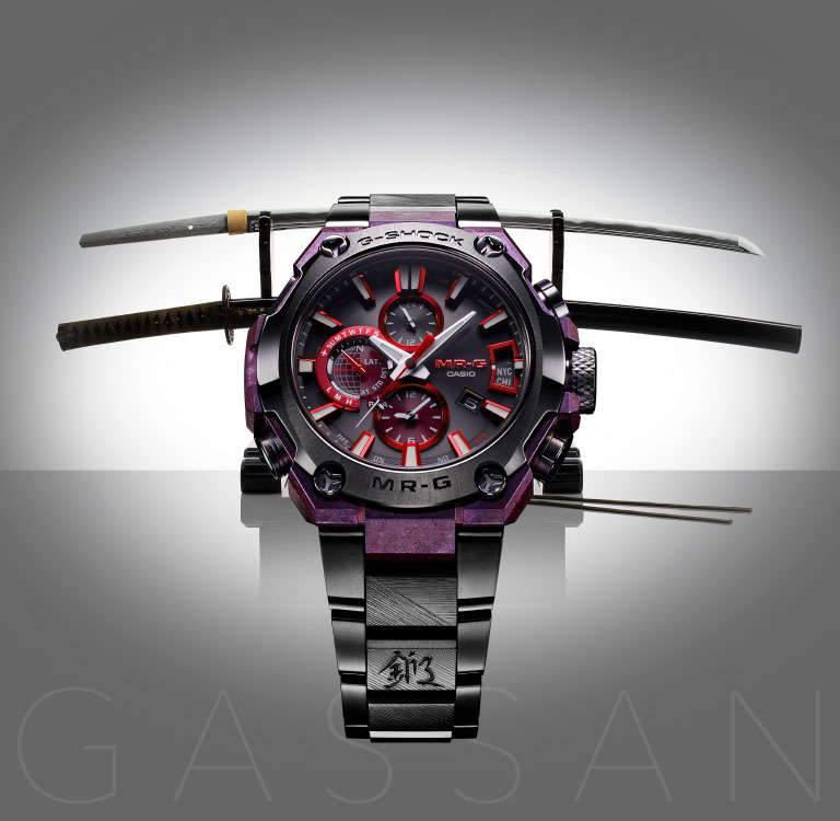 CASIO G-SHOCK นาฬิกาข้อมือ นาฬิกากันน้ำ นาฬิกาของแท้ ประกันศูนย์ CMG 1 ปี รุ่น MRG-G2000GA-1A นาฬิกาสีดำ