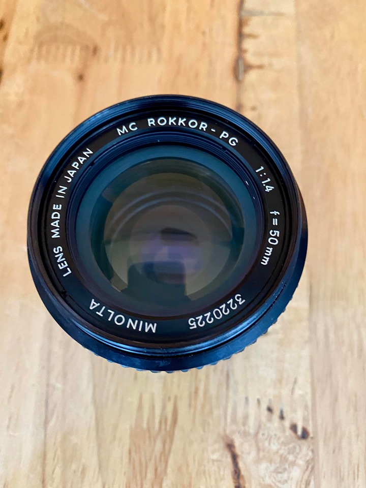 MINOLTA MC-ROKKOR-PG 50MM.F1.4 MD MOUNT