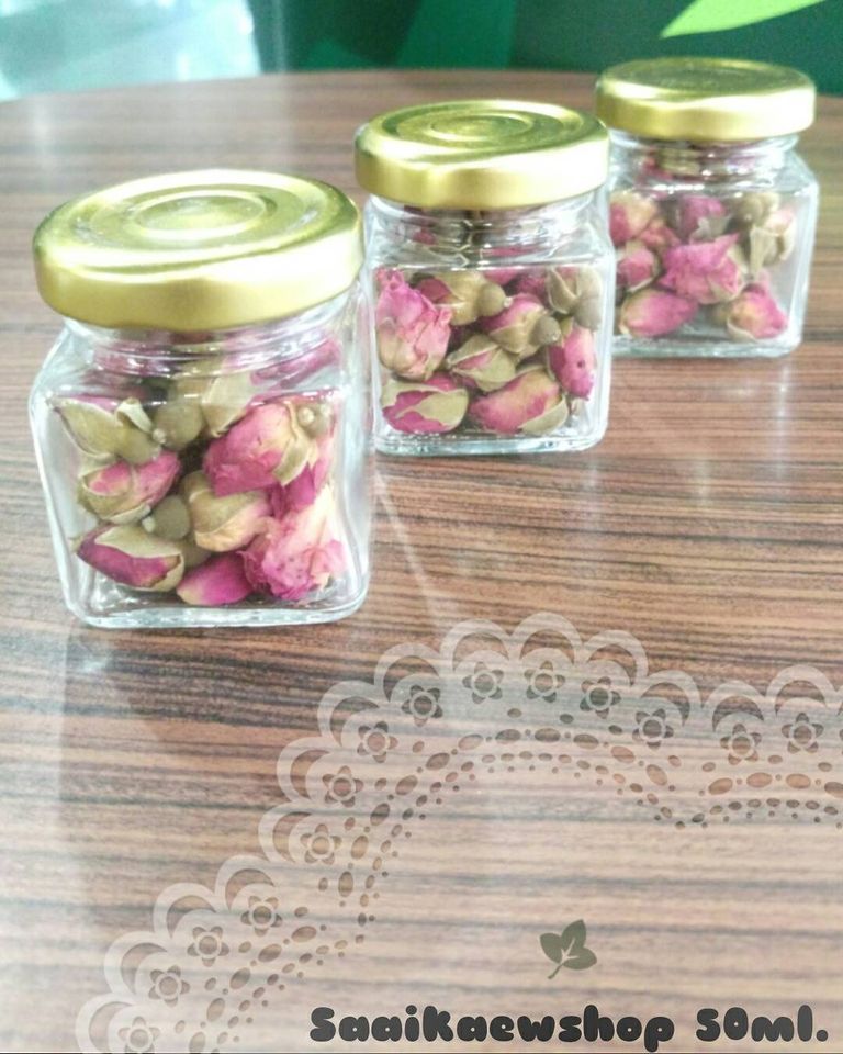 ขวดแก้วสี่เหลี่ยม 50 ml.