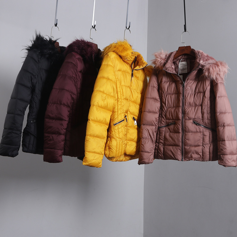 MAREZZI เสื้อกันหนาว เสื้อฮู้ดเฟอร์ บุนวมอุ่น แบรนด์ Marezzi (padded puffer coat) ดำ