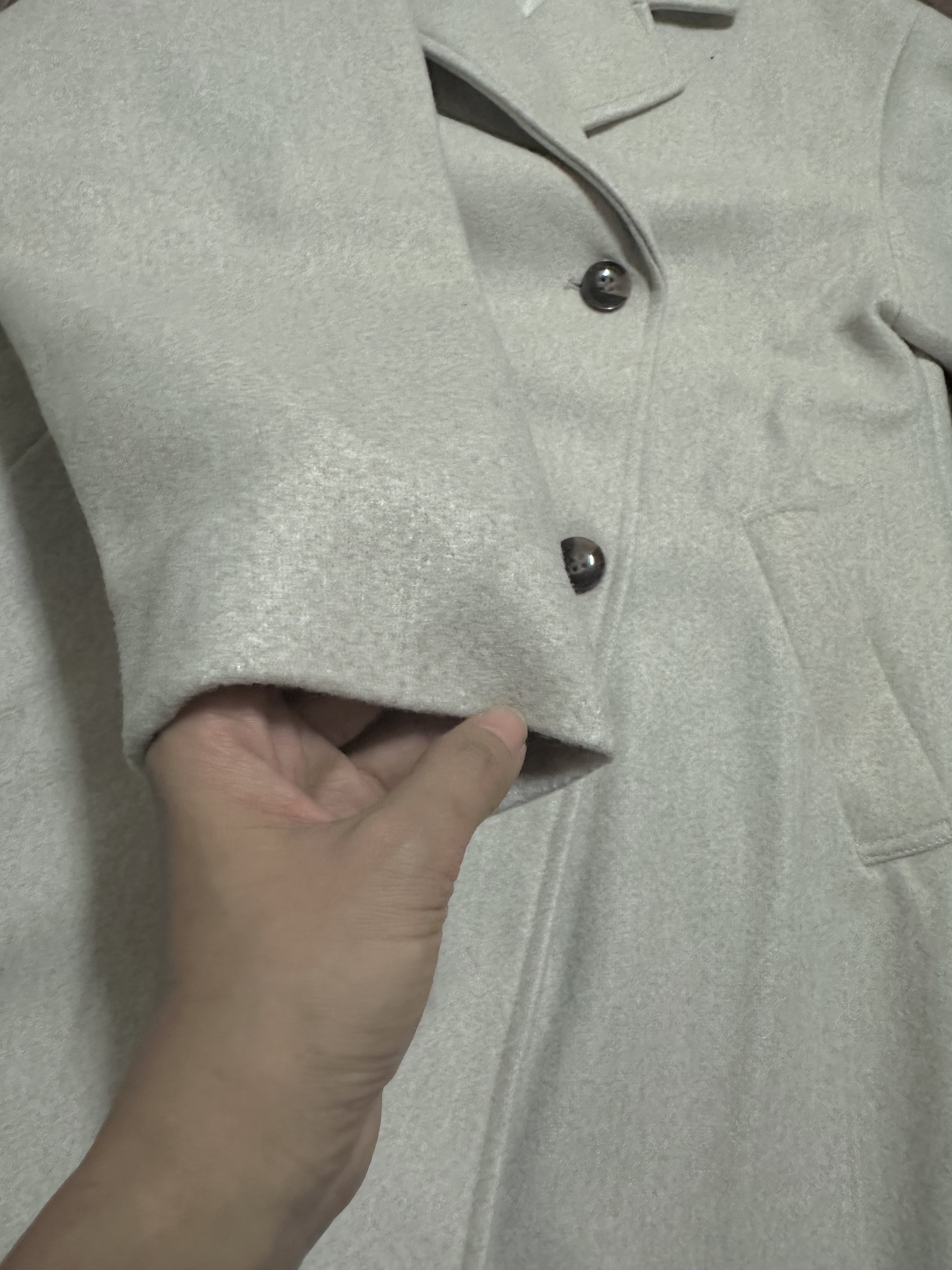 เสื้อโค้ทวูล Trench coat เสื้อโค้ทเฟอร์ โค้ทสักหลาดสีเบจ แบรนด์ Primark สำเนา สำเนา สำเนา สำเนา สำเนา สำเนา สำเนา