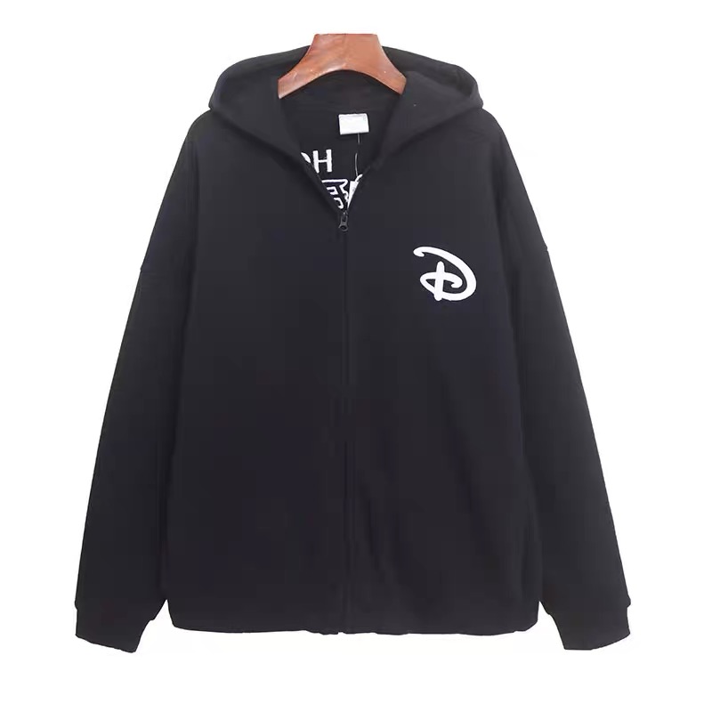 เสื้อฮู้ด สี DISNEY PARK LOGO HOODIE ดำ เสื้อมิคกี้ mickey &friends แขนยาว สีดำ ลายการ์ตูนมิคกี้ งาน DISNEYงาน สำเนา สำเนา ดำ