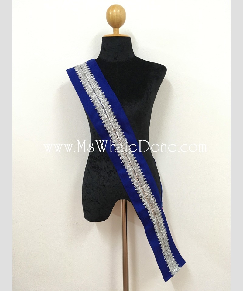 7แบบ/สี/ไซส์ สายสะพายตกแต่งชุดราตรี/ชุดสูท/ชุดไทย เฉลิมฉลองในงานพิเศษ งานปาร์ตี้