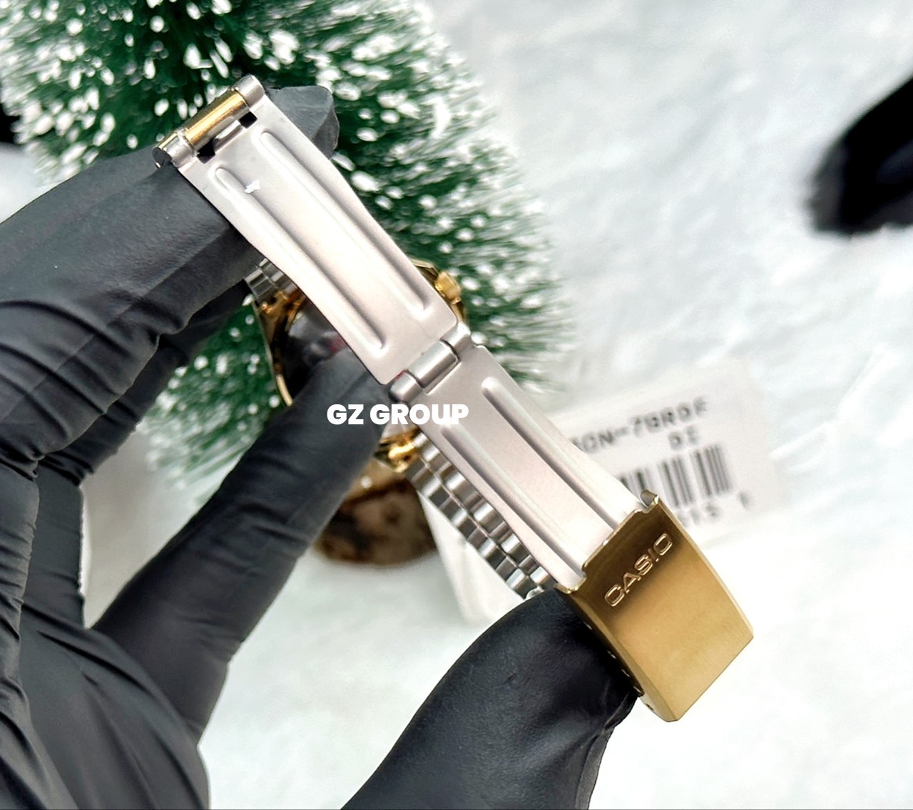 CASIO MID YEAR SALE นาฬิกาคาสิโอ พร้อมส่ง นาฬิกาข้อมือ นาฬิกากันน้ำ นาฬิกาของแท้ BTS ประกันศูนย์ CMG 1 ปี รุ่น LTP-1130N-7B นาฬิกาสีทอง