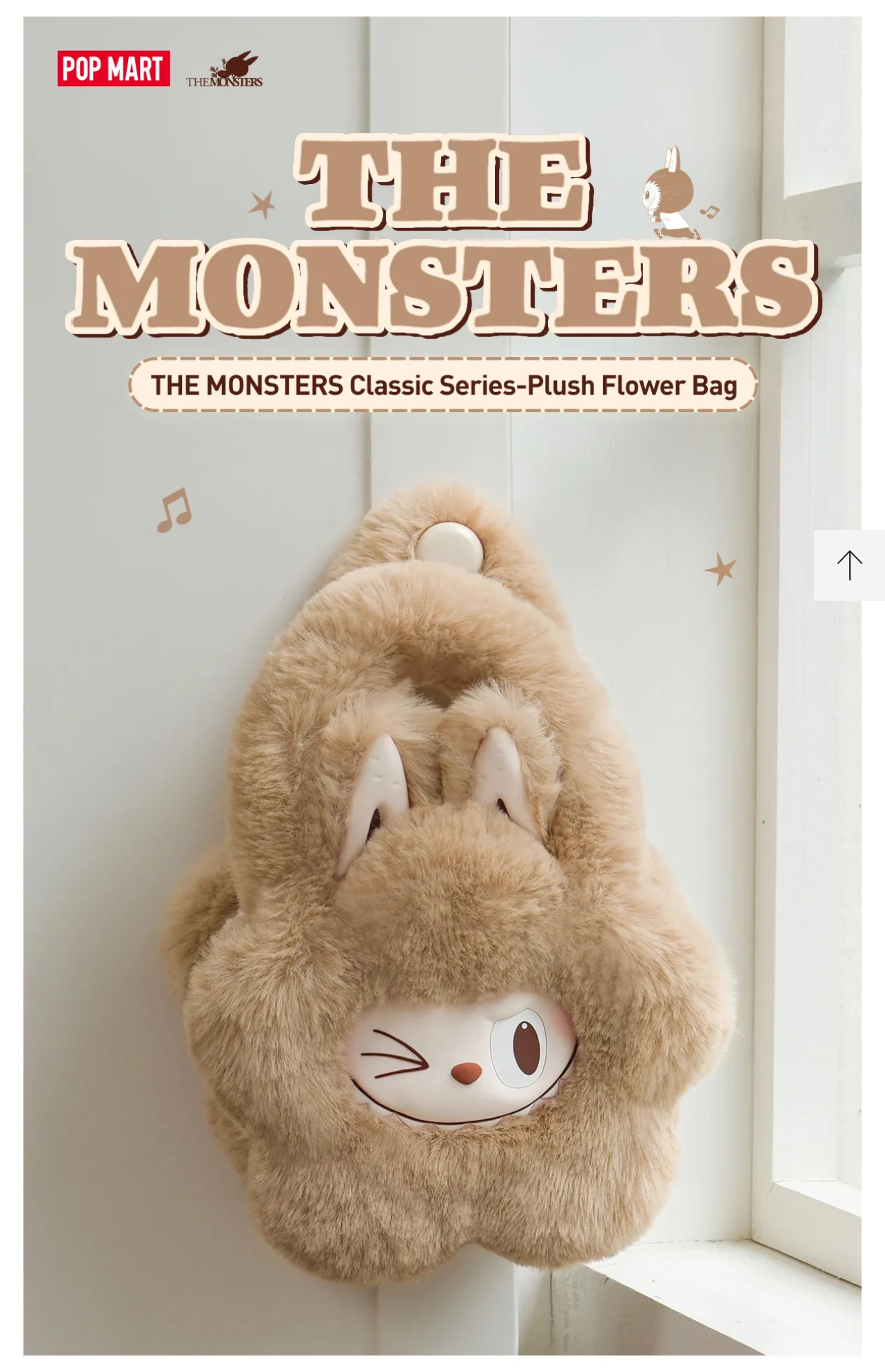 POP MART THE MONSTERS Classic Series Plush Flower Bag