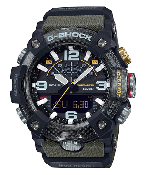 CASIO G-SHOCK นาฬิกาข้อมือ นาฬิกากันน้ำ นาฬิกาของแท้ ประกันศูนย์ CMG 1 ปี รุ่น GG-B100-1A3 นาฬิกาสีดำ