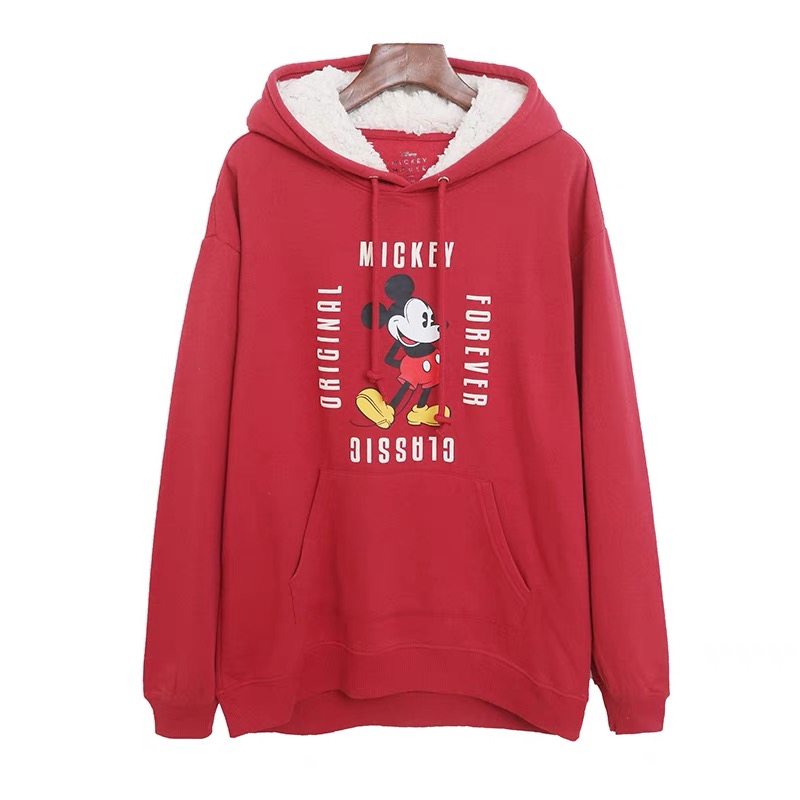 เสื้อวอร์ม สเวตเตอร์ Disney เสื้อมิคกี้ mickey แขนยาว สีแดงไวน์ ลายการ์ตูน DISNEYงานสวย มากคะ สำเนา สำเนา สำเนา แดง