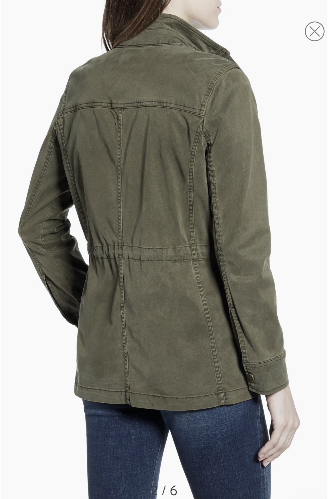 LUCKY BRAND เสื้อนอกเขียวทหาร เสื้อแจ็คเก็ต แนวทหาร แพทเทิน Lucky brandสวย เท่ห์ มาก แบรนด์ In extenso สำเนา เขียว