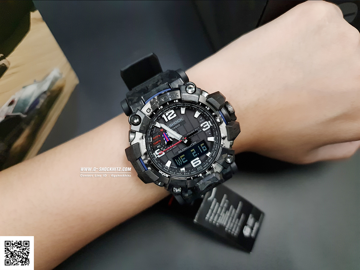 CASIO G-SHOCK นาฬิกาข้อมือ นาฬิกากันน้ำ นาฬิกาของแท้ ประกันศูนย์ CMG 1 ปี รุ่น GWG-2000TLC-1A นาฬิกาสีดำ