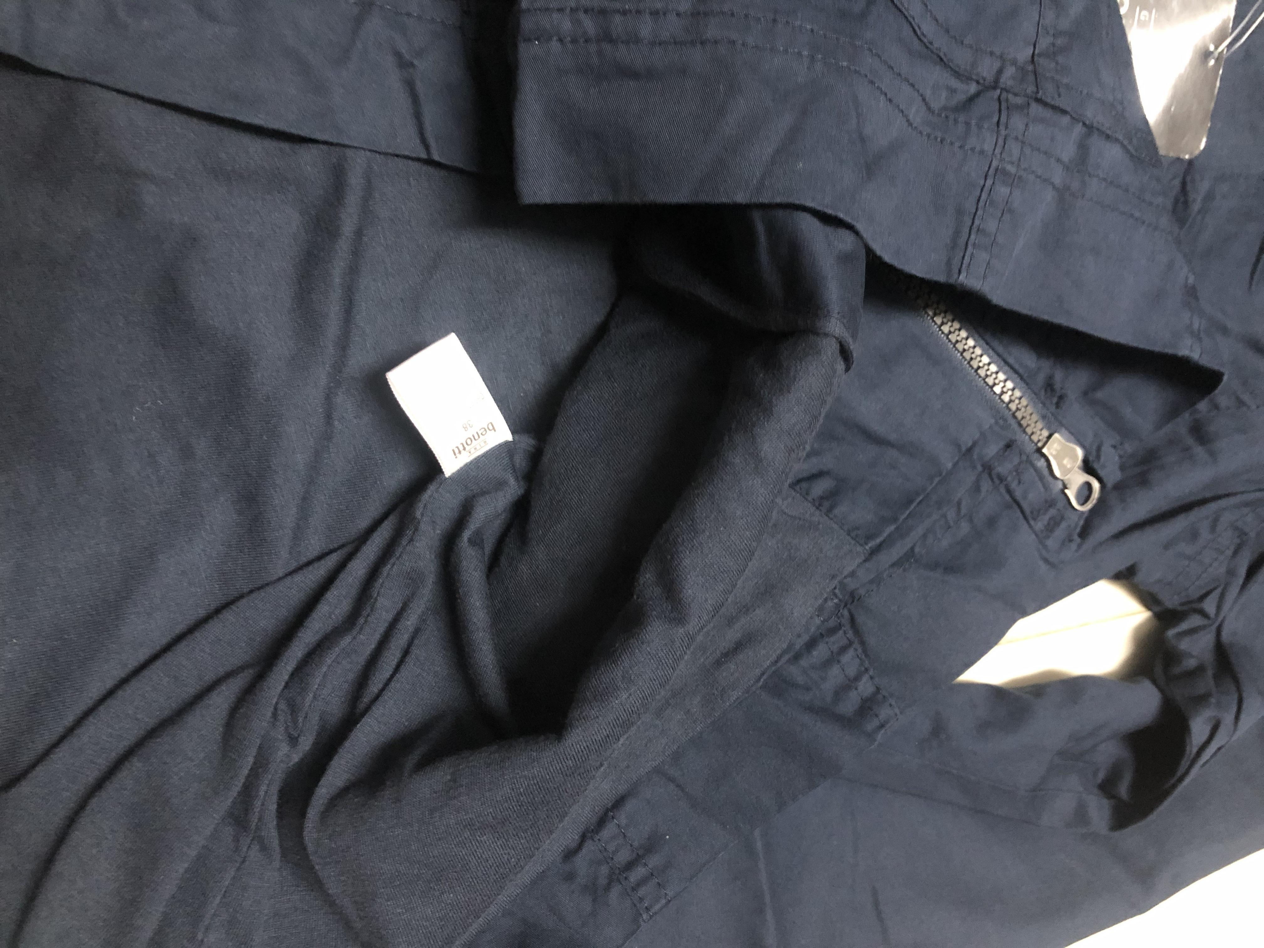 Gina Benotti เสื้อนอก เสื้อคลุมหมวกฮู้ด เสื้อแจ็คเก็ต สีน้ำเงิน แบรนด์ GINA BENOTTI น้ำเงิน
