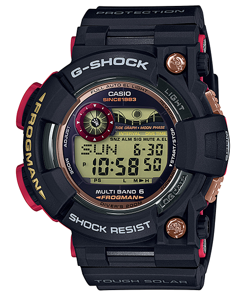 CASIO G-SHOCK นาฬิกาข้อมือ นาฬิกากันน้ำ นาฬิกาของแท้ ประกันศูนย์ CMG 1 ปี รุ่น GWF-1035F-1 นาฬิกาสีดำ