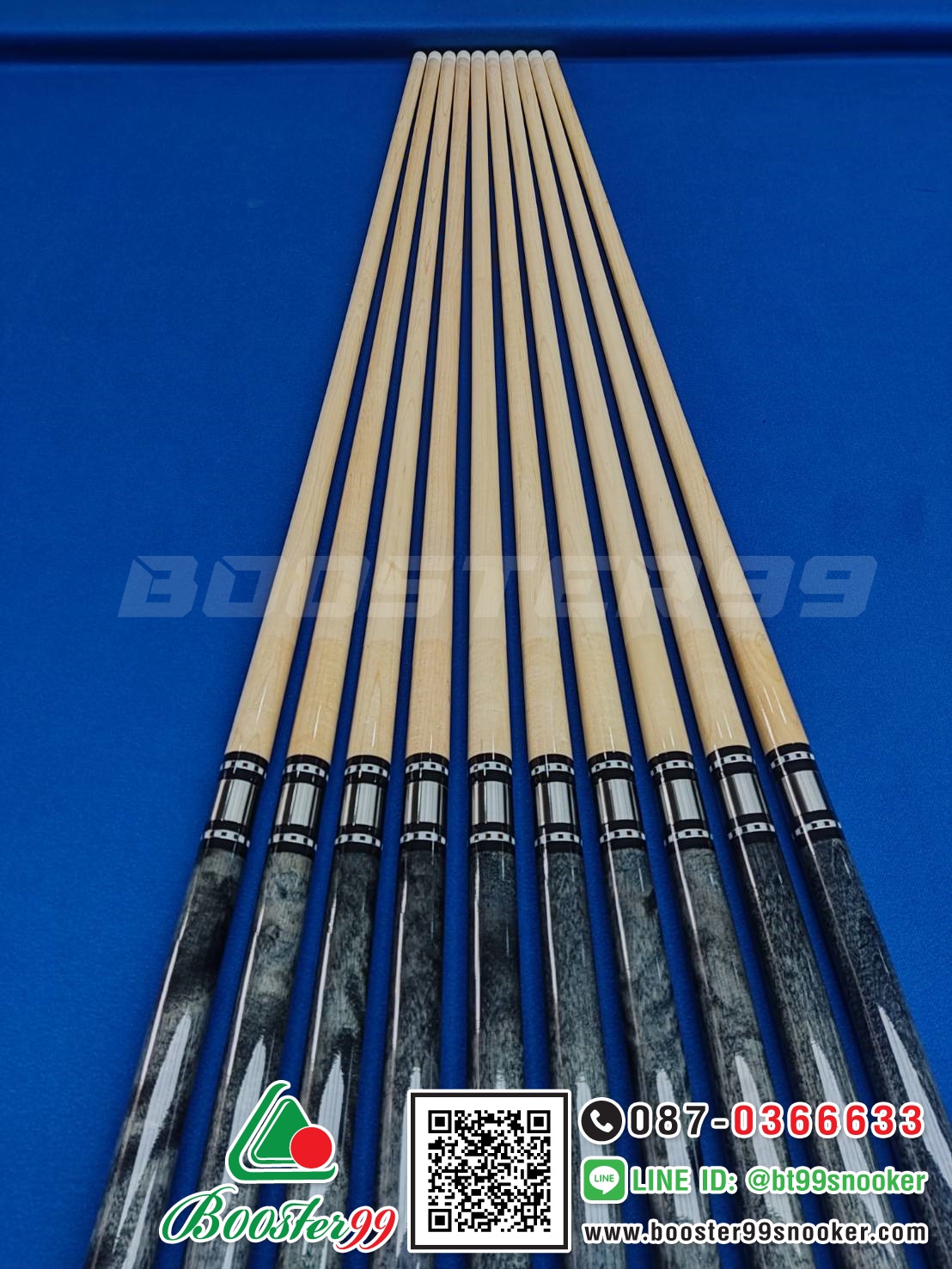 ไม้คิวพูล ต่อกลาง เกรด A+ ราคาต่อ 1 ด้าม