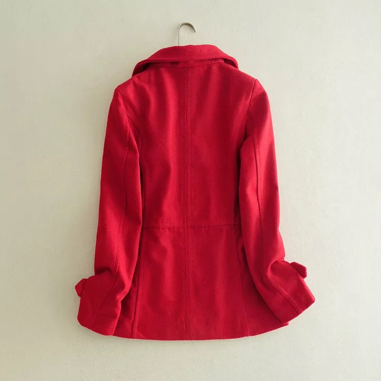 Thread&supply เสื้อคลุม เสื้อโค้ด coat ผ้าสักหลาด สีดำ brand: Thread&Supplyกระดุม 2 แถว แต่งคอได้2 แบบ เก๋ๆ( คอปีน/คอปก) ปกใหญ่สวยเท่ห์ แพทเทริน์เนื้อหรู สินค้าหลุดโรงงาน Size S ดำ