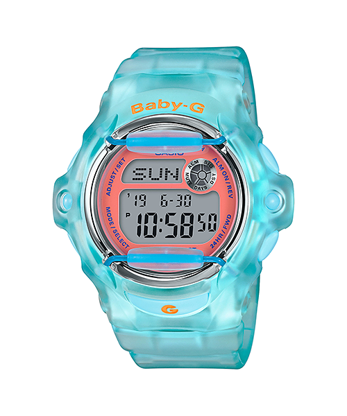CASIO BABY-G นาฬิกาข้อมือ นาฬิกากันน้ำ นาฬิกาของแท้ ประกันศูนย์ CMG 1 ปี รุ่น BG-169R-2C นาฬิกาสีฟ้า