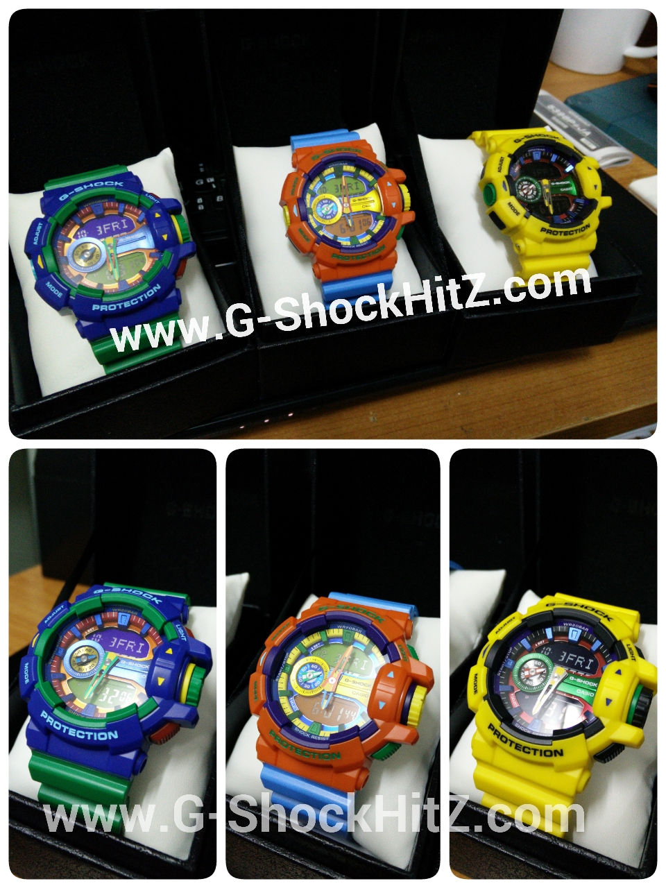 CASIO MID YEAR SALE G-SHOCK พร้อมส่ง นาฬิกาข้อมือ นาฬิกากันน้ำ นาฬิกาของแท้ ประกันศูนย์ CMG 1 ปี รุ่น GA-400-4A นาฬิกาสีส้ม