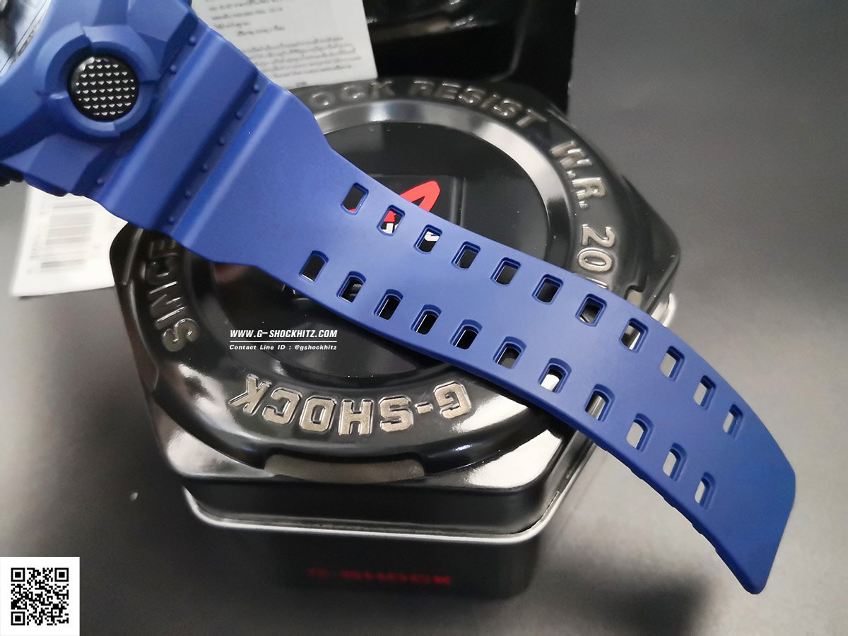 CASIO G-SHOCK นาฬิกาข้อมือ นาฬิกากันน้ำ นาฬิกาของแท้ ประกันศูนย์ CMG 1 ปี รุ่น GA-700-2A นาฬิกาสีน้้ำเงิน