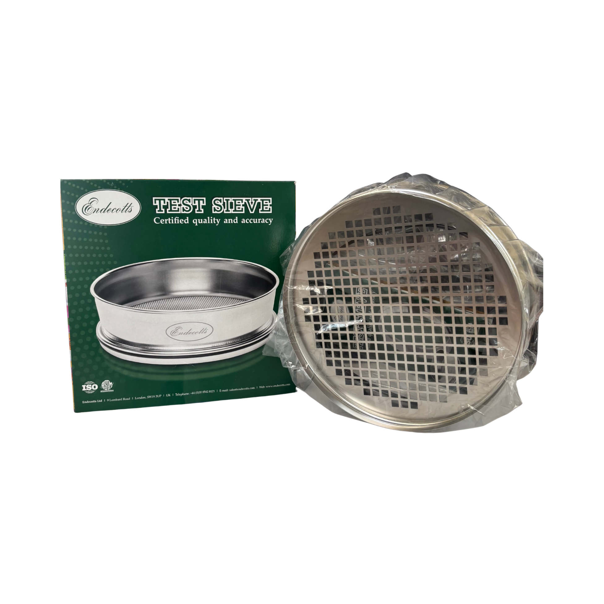 Test Sieves Stainless Hole Square ตะแกรงร่อนรูเหลี่ยม ยี่ห้อ Endecotts