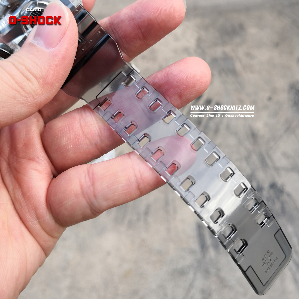 CASIO G-SHOCK นาฬิกาข้อมือ นาฬิกากันน้ำ นาฬิกาของแท้ ประกันศูนย์ CMG 1 ปี รุ่น GA-700SK-1A นาฬิกาสีใส