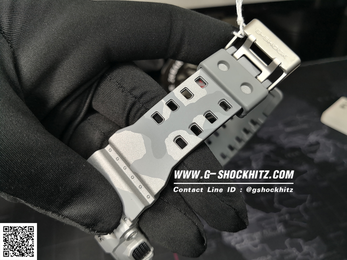 CASIO G-SHOCK นาฬิกาข้อมือ นาฬิกากันน้ำ นาฬิกาของแท้ ประกันศูนย์ CMG 1 ปี รุ่น GA-110CM-8A นาฬิกาสีเทา