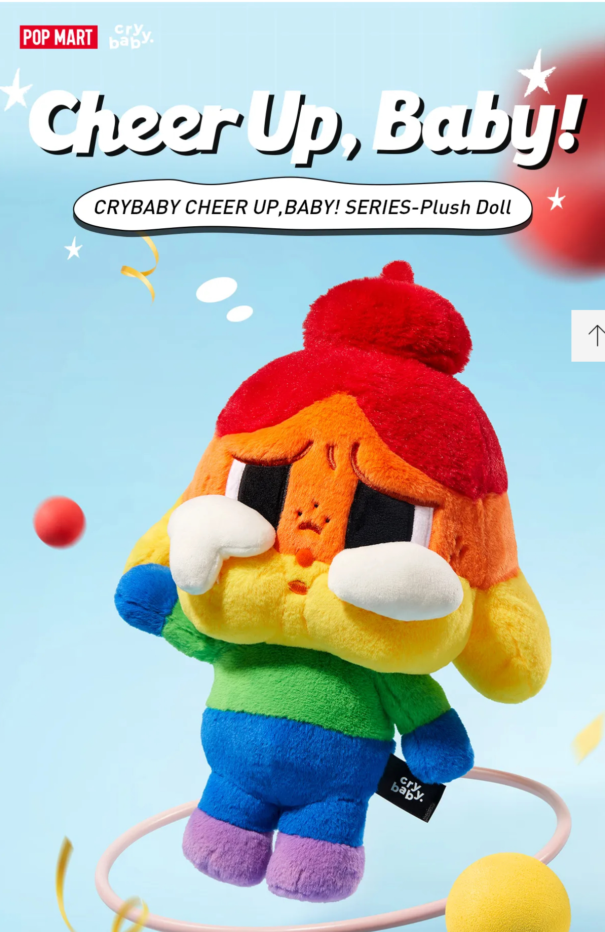 POP MART CRYBABY CHEER UP, BABY! SERIES CRYBABY CHEER UP