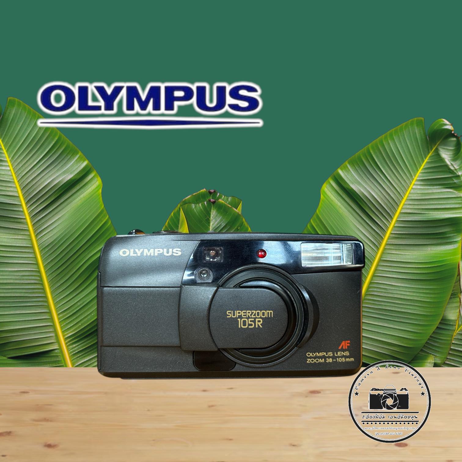 OLYMPUS SUPER ZOOM 105R OLYMPUS LENS ZOOM 38-105MM.
