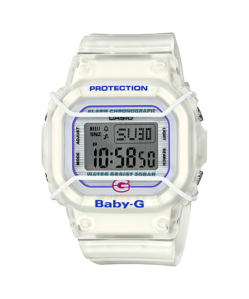 CASIO BABY-G นาฬิกาข้อมือ นาฬิกากันน้ำ นาฬิกาของแท้ ประกันศูนย์ CMG 1 ปี รุ่น BGD-525-7D นาฬิกาสีขาว