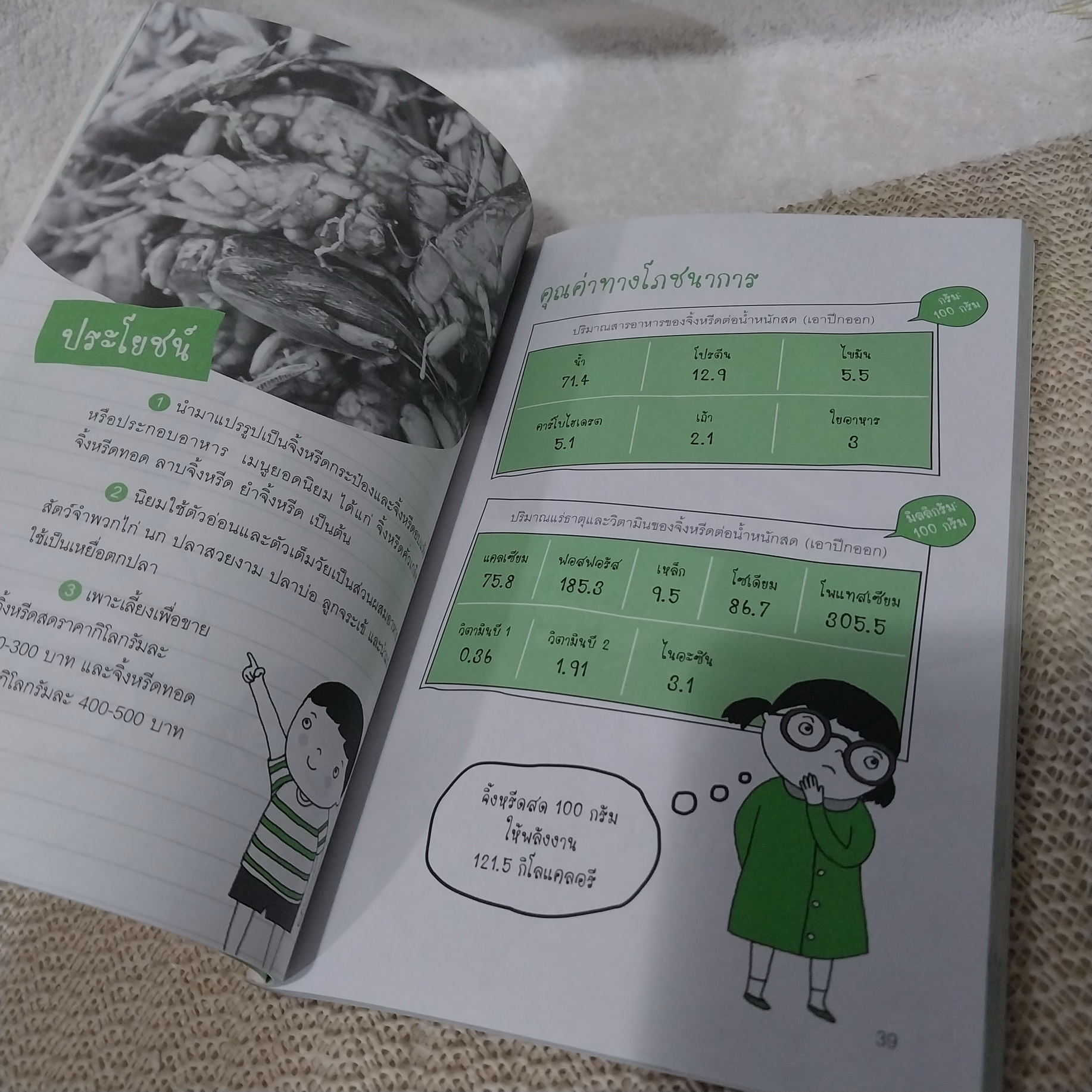 แมลงกินได้และแหล่งสารอาหารตามธรรมชาติ
