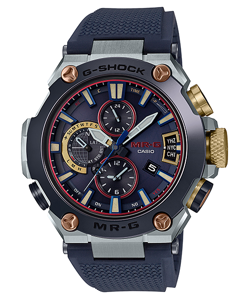 CASIO G-SHOCK นาฬิกาข้อมือ นาฬิกากันน้ำ นาฬิกาของแท้ ประกันศูนย์ CMG 1 ปี รุ่น MRG-G2000RJ-2A นาฬิกาสีดำ