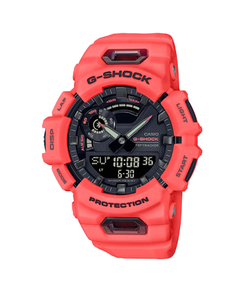CASIO G-SHOCK นาฬิกาข้อมือ นาฬิกากันน้ำ นาฬิกาของแท้ ประกันศูนย์ CMG 1 ปี รุ่น GBA-900-4A นาฬิกาสีส้้ม