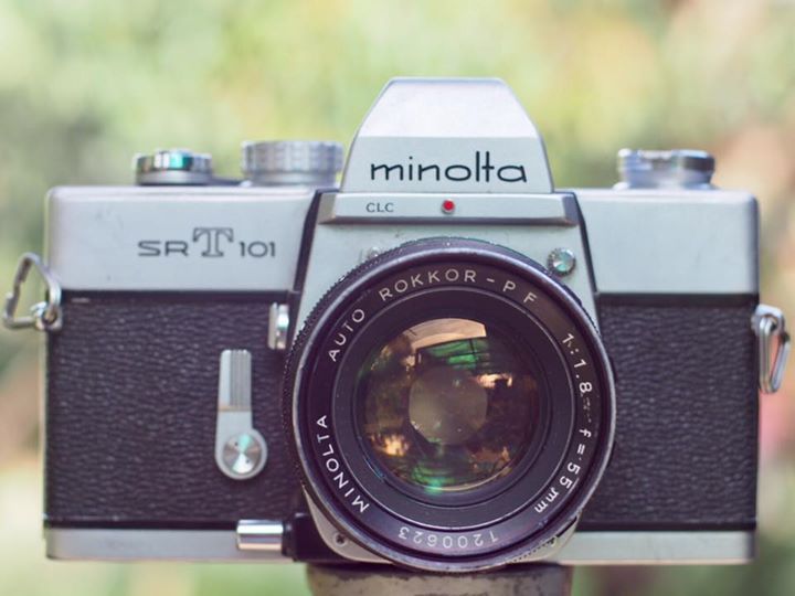 Minolta SRT101 Minolta Auto Rokkor-PF 55mm. F1.8