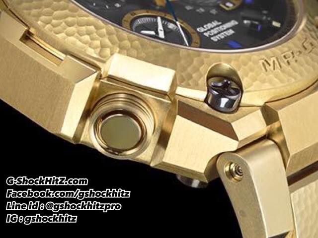 CASIO G-SHOCK นาฬิกาข้อมือ นาฬิกากันน้ำ นาฬิกาของแท้ ประกันศูนย์ CMG 1 ปี รุ่น MRG-G1000HG-9A นาฬิกาสีทอง