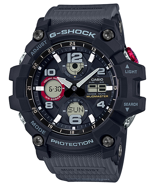 CASIO G-SHOCK นาฬิกาข้อมือ นาฬิกากันน้ำ นาฬิกาของแท้ ประกันศูนย์ CMG 1 ปี รุ่น GSG-100-1A8 นาฬิกาสีดำ