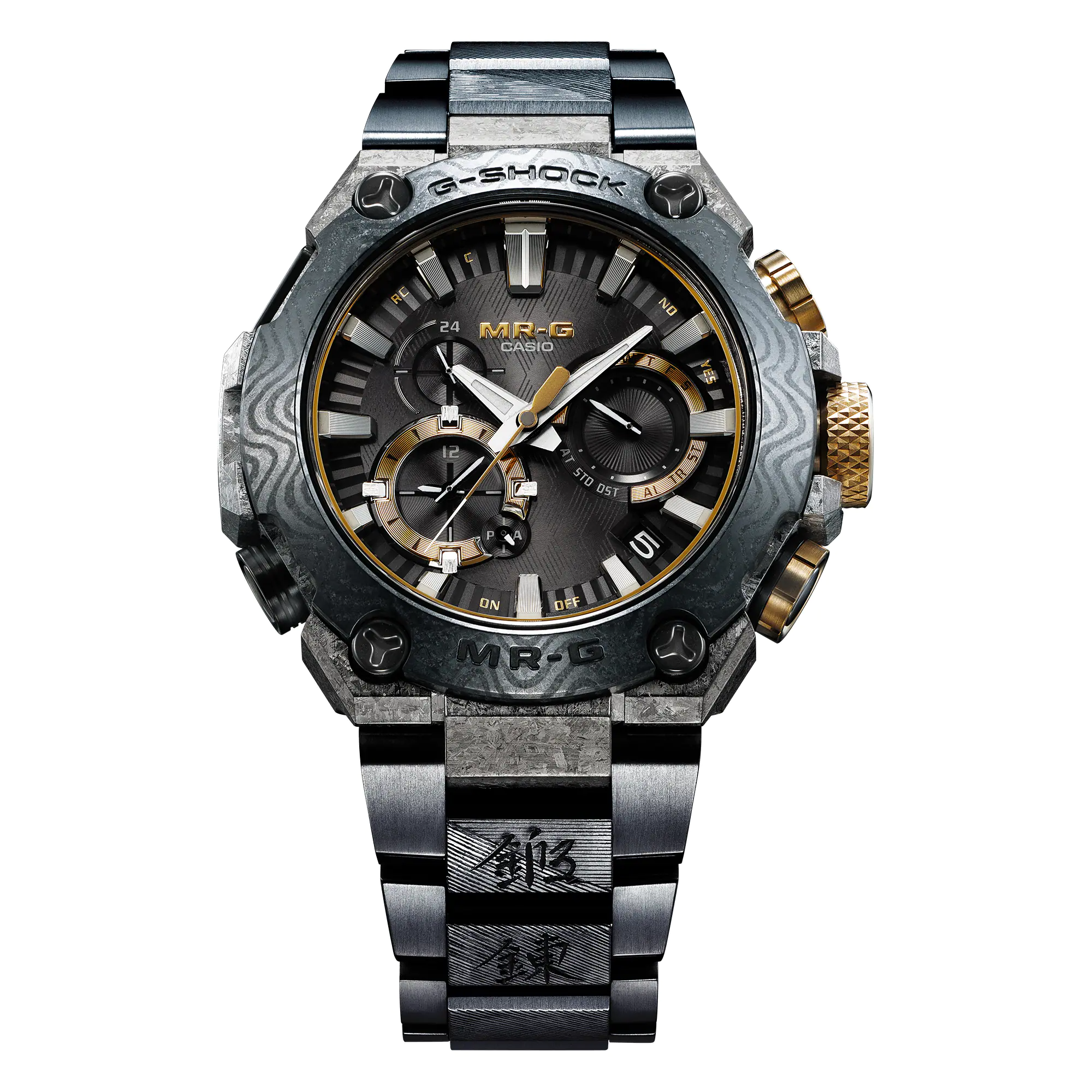 CASIO G-SHOCK นาฬิกาข้อมือ นาฬิกากันน้ำ นาฬิกาของแท้ ประกันศูนย์ CMG 1 ปี รุ่น MRG-B2000GA-1A นาฬิกาสีดำ