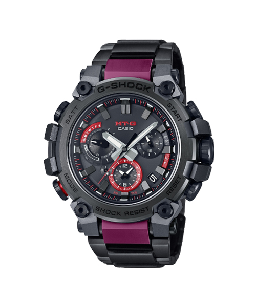 CASIO G-SHOCK นาฬิกาข้อมือ นาฬิกากันน้ำ นาฬิกาของแท้ ประกันศูนย์ CMG 1 ปี รุ่น MTG-B3000BD-1A นาฬิกาสีดำ