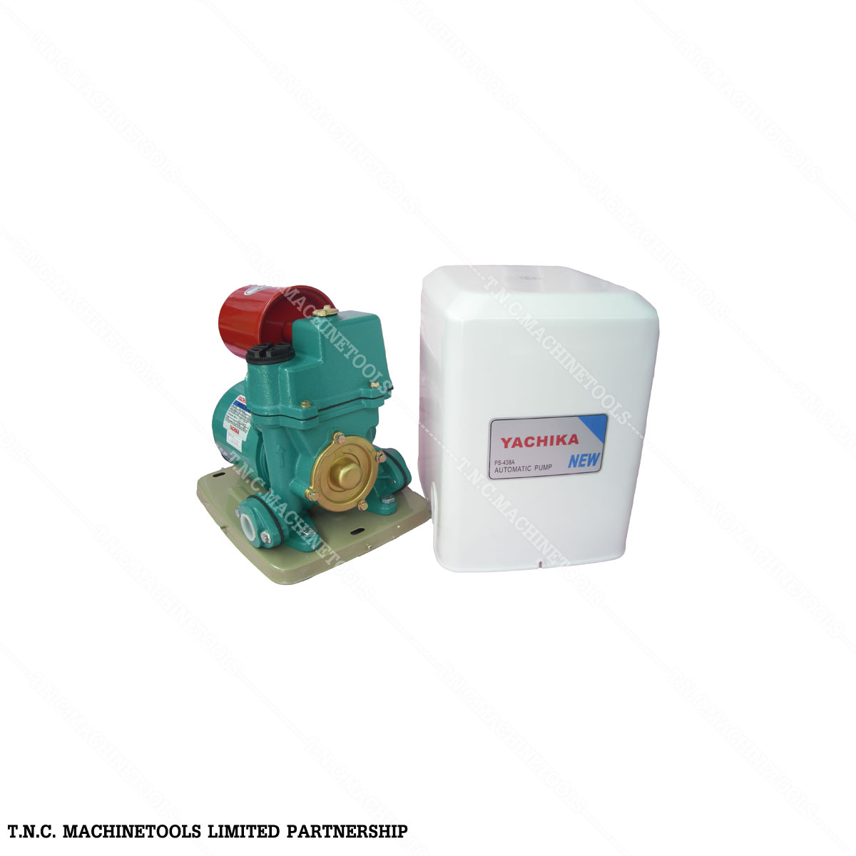 ปั๊มน้าอัตโนมัติ YACHIKA รุ่นมีฝาครอบ ขนาด 1" (YK-438A)