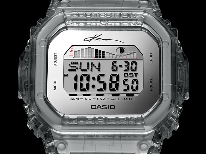 CASIO G-SHOCK นาฬิกาข้อมือ นาฬิกากันน้ำ นาฬิกาของแท้ ประกันศูนย์ CMG 1 ปี รุ่น GLX-5600KI-7 นาฬิกาสีเทา